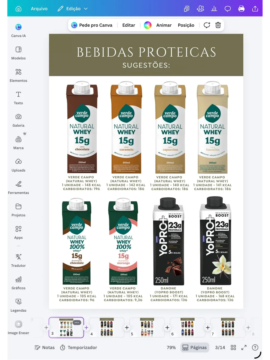 Bebidas proteicas — página 1
