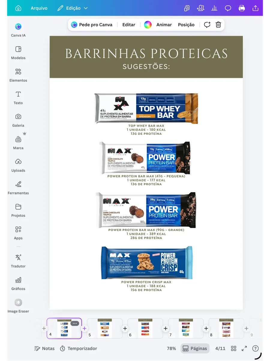 Barrinhas proteicas — página 2