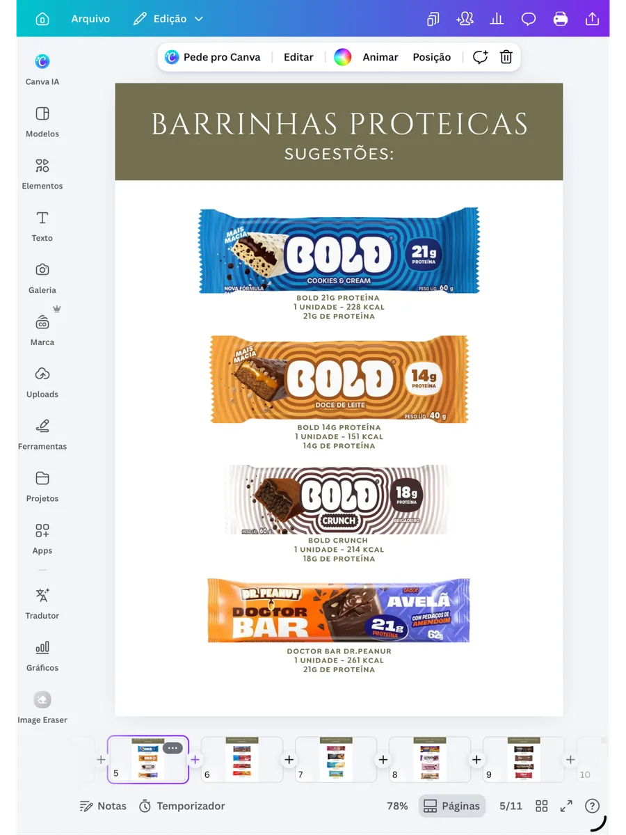 Barrinhas proteicas — página 3