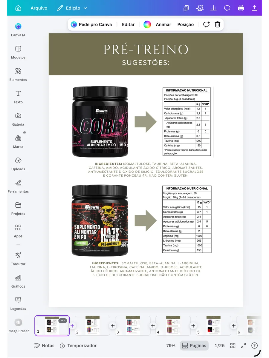 Pré-treino — página 1